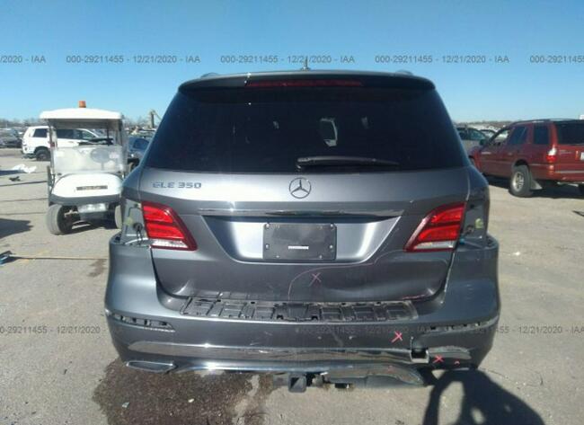 Mercedes GLE 350 2017, 3.5L, uszkodzony tył