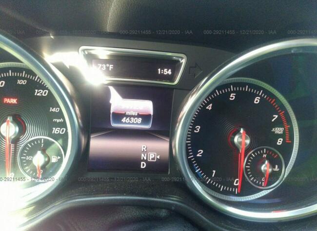 Mercedes GLE 350 2017, 3.5L, uszkodzony tył