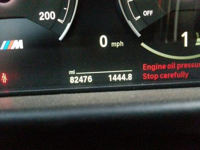 BMW M4 2015, 3.0L, uszkodzony przód