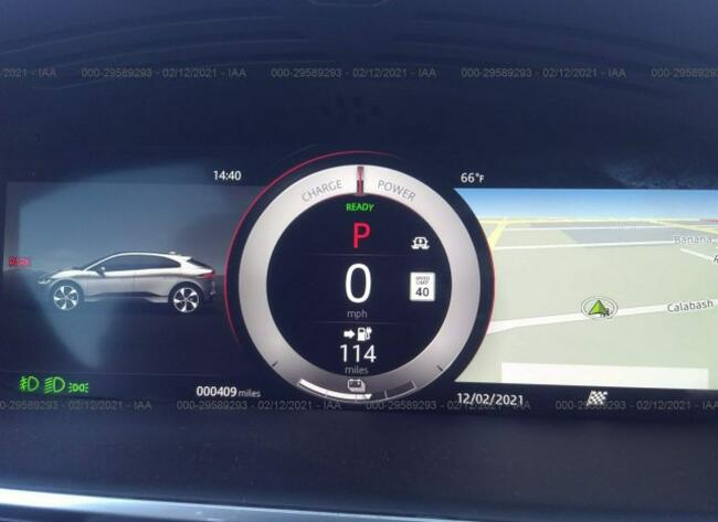 Jaguar I-Pace 2020, 4x4, uszkodzone podwozie