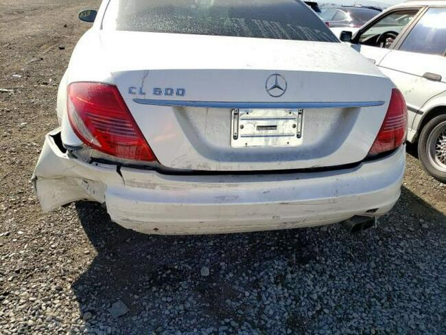 Mercedes CL 600 2008, 5.5L, uszkodzony tył