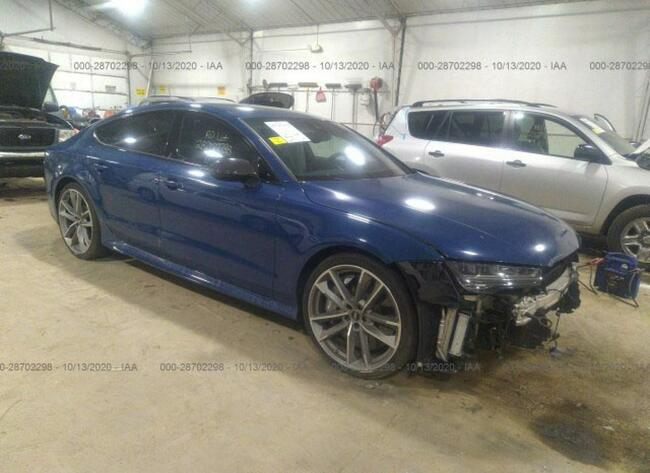 Audi RS7 2017, 4.0L, 4x4, uszkodzony przód