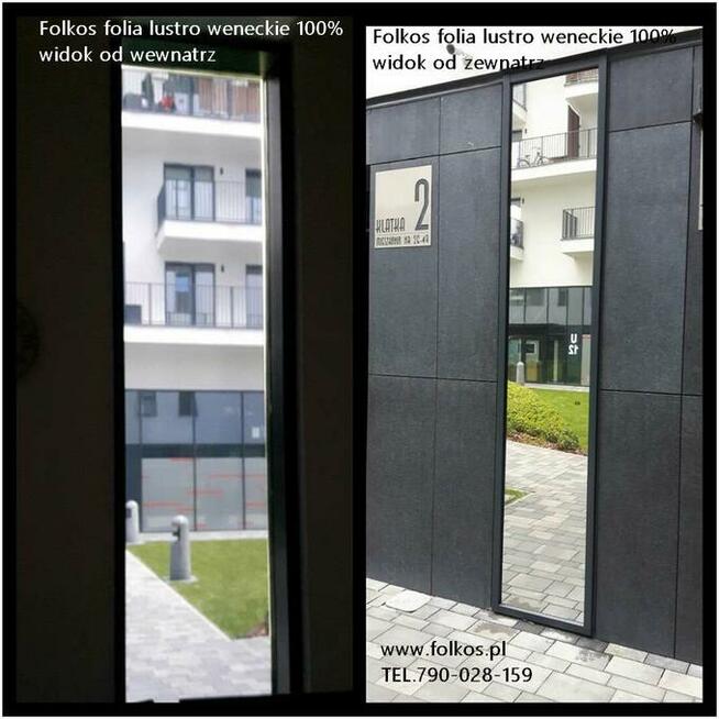 Folia lustro weneckie Warszawa- folia wenecka na okna