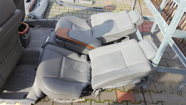 BMW e65 Komplet Fotele (ogrzewane, wentylowane) Dywan boczki