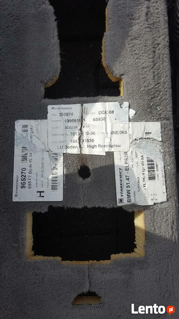 BMW e65 Komplet Fotele (ogrzewane, wentylowane) Dywan boczki