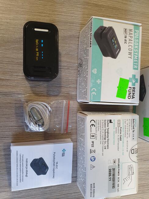 Pulsoksymetr napalcowy medyczny Reha Fund YK-81C