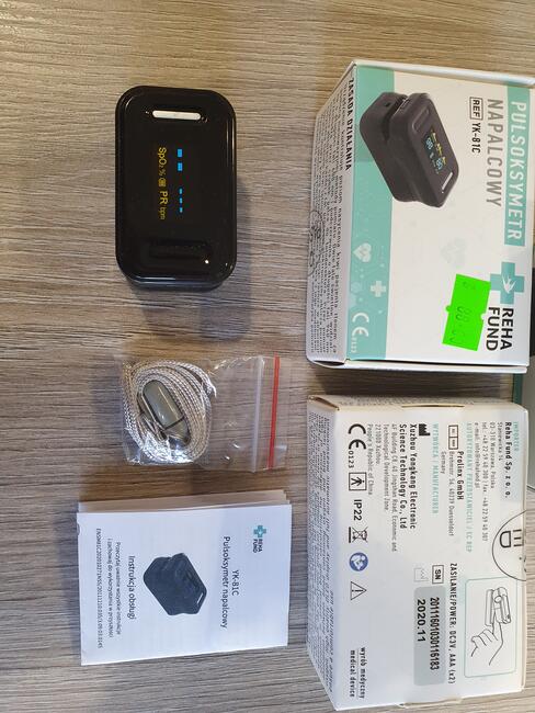 Pulsoksymetr napalcowy medyczny Reha Fund YK-81C