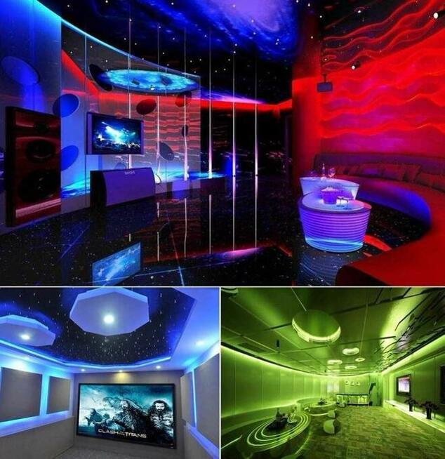 Sufit podwieszany led, Wnęka led, Taśma led, Profil le