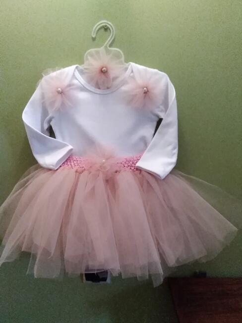 Spódniczka Tu-Tu różowa tiulowa rozmiar 86