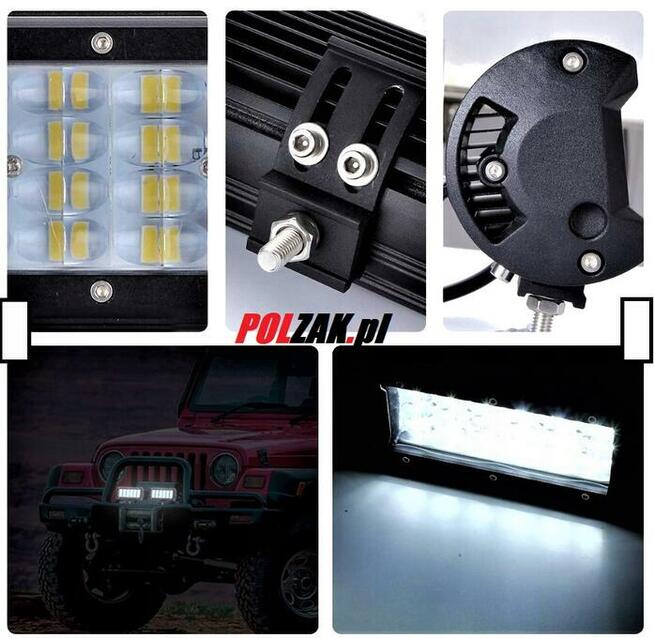 Lampa LED Halogen 240W Reflektor Koparka Caterpillar Volvo