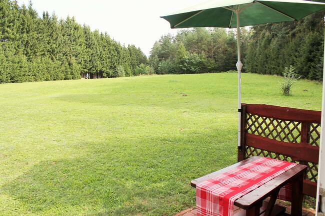 MAZURY. Domek letniskowy nad jez. Święcajty. Ogonki. Makowy