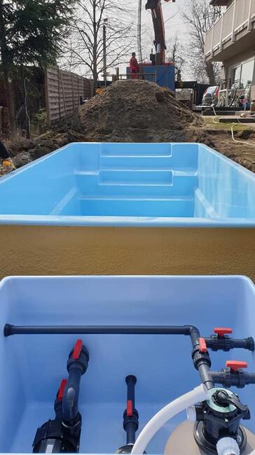 Baseny ogrodowe, baseny niecki, basen przydomowy, basen