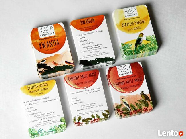 Projekt oraz druk etykiet samoprzylepnych i naklejek