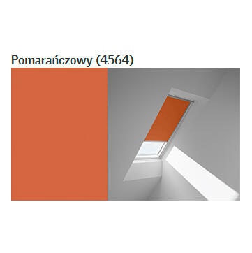 Roleta zaciemniająca DKL M08 4564 kolor pomarańczowy do okie