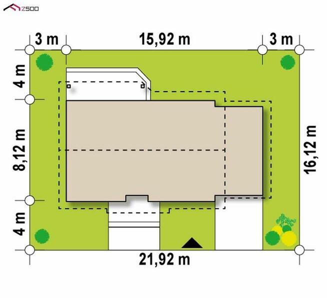 Domy szkieletowe, drewniane budowane na działce klienta