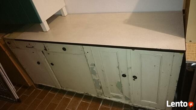 Szafka drewniana stara ładna do odnowienia decupage 163x85x4