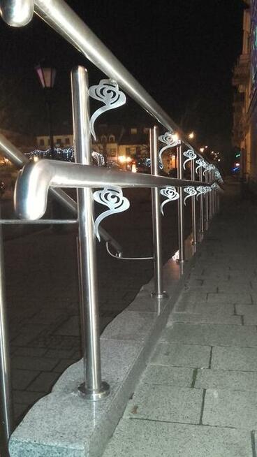 balustrady ze stali nierdzewnej oraz malowanej proszkowo