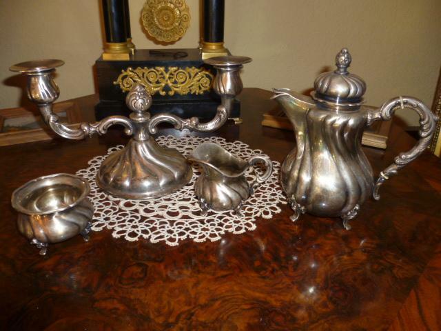 KUPIĘ ANTYCZNE WYROBY ZE SREBRA, CUKIERNICE, PATERY, BIŻUTERIĘ