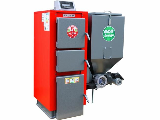Kocioł piec CO z podajnikiem na ekogroszek 25KW 5klasa 250m2