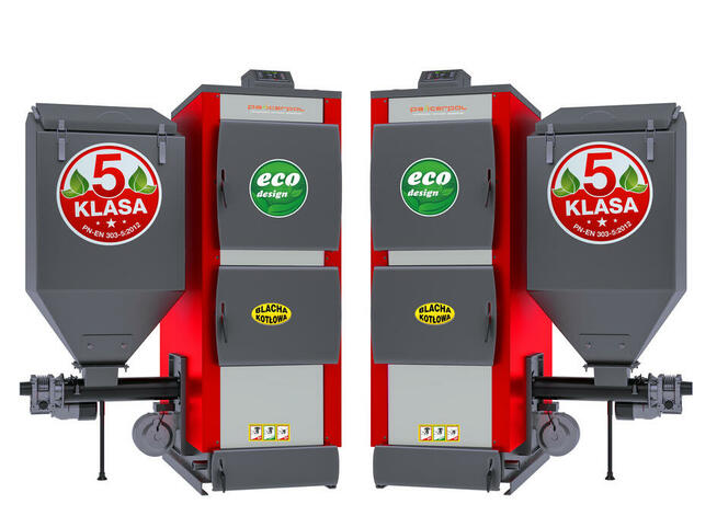 Kocioł piec z podajnikiem ekogroszek 20kW ecodesign 5klasa