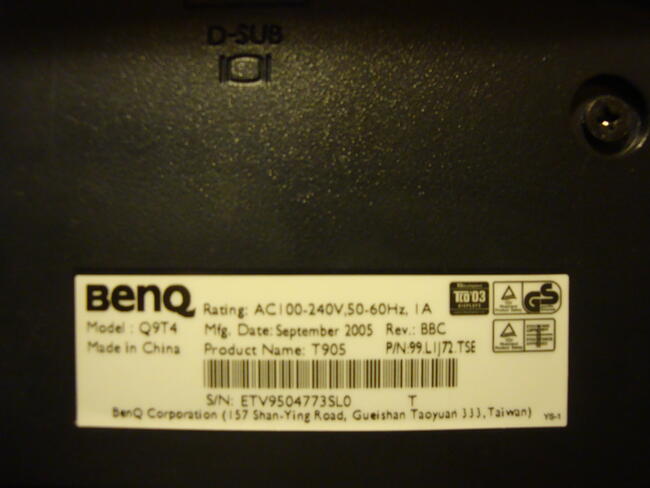 MONITOR BENQ 19 cali