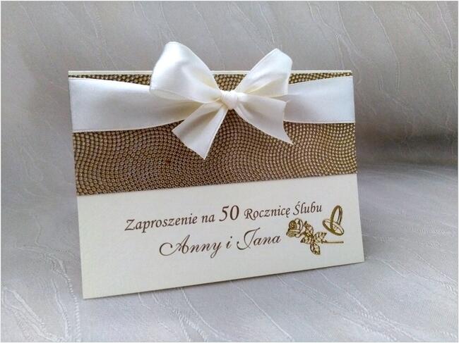 Zaproszenia 50, 25,10 lecie ślubu, rocznice ślubu