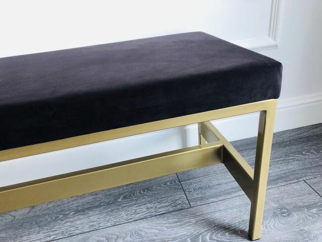 Siedzisko, ławka ławeczka tapicerowana do przedpokoju loft