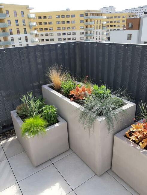 DONICE IMITACJA BETONU, NA WYMIAR, BALKONOWE