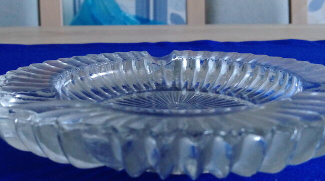 Popielniczka szklana PRL