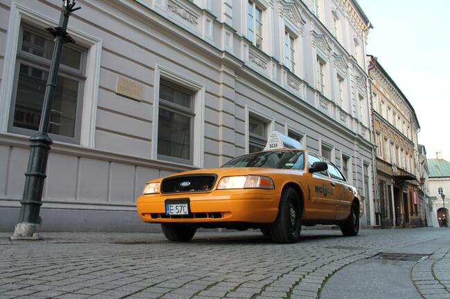 NYC LONDON TAXI Yellow cab auto na film wesele Sheriff