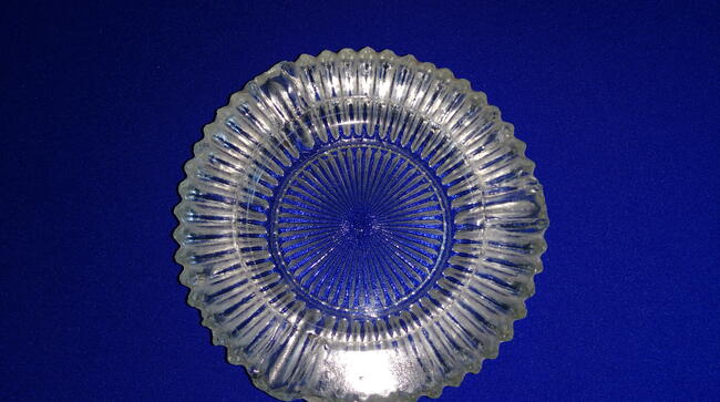 Popielniczka szklana PRL