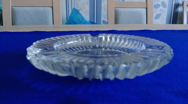 Popielniczka szklana PRL