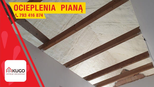 Ocieplenia pianką PUR, Piana, izolacja natryskowa poddasza