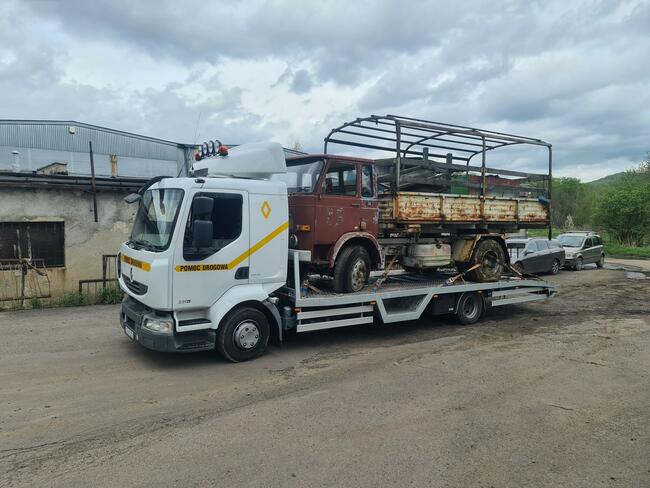 TRANSPORT MASZYN ROLNICZYCH OPRYSKIWACZY PRZYCZEP stali