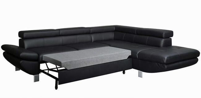 Narożnik Skóra naturalna + spanie