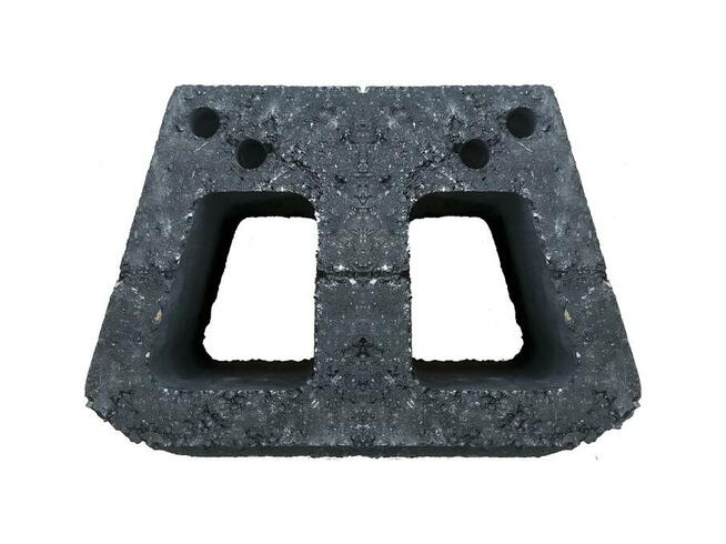 Pustak opór skarpowy mur ogrodowy łupany łukowy gazon grafit