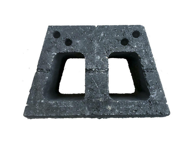 Pustak oporowy skarpowy mur ogrodowy prosty łupany biały