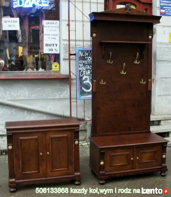 Wieszak , każdy wymiar i kolor i inne nowe meble