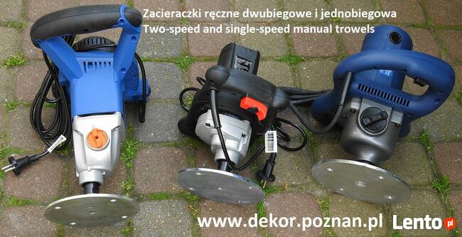 Zacieraczka do betonu - ręczna