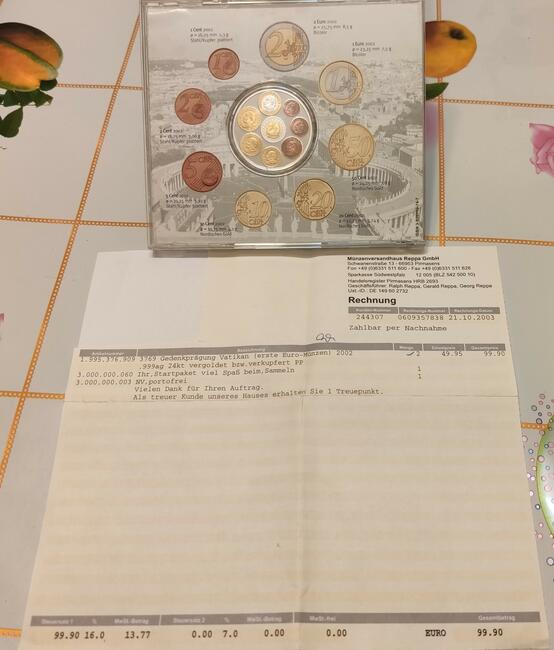 Srebrny medal Vatikan 2002r.