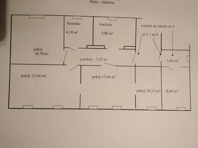 czteropokojowe mieszkanie Połczyn-Zdrój. Bez pośrednika,