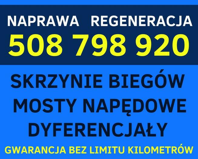 Skrzynia biegów most dyferencjał Adam Drypa 508 798 920