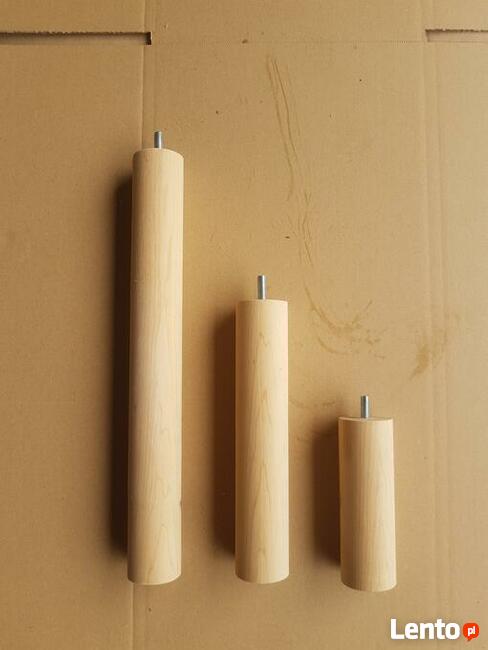 Nogi toczone stożkowe proste owalne