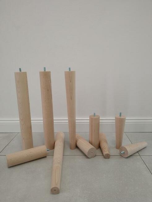 Nogi drewniane buk dąb