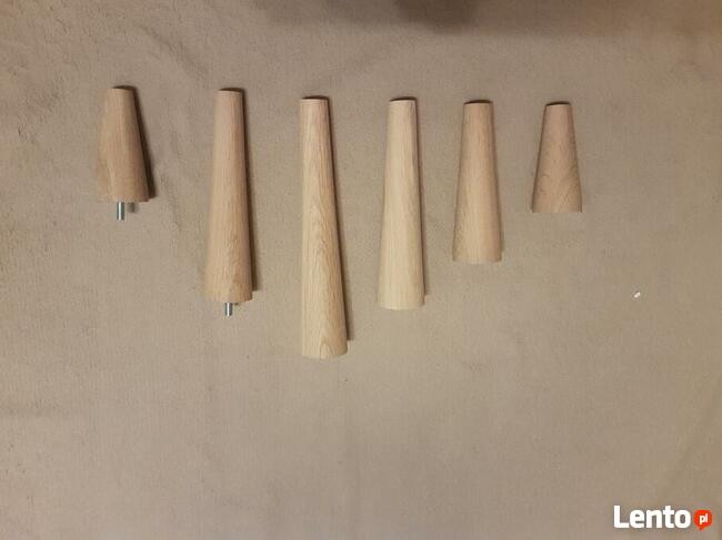 Nogi drewniane buk dąb