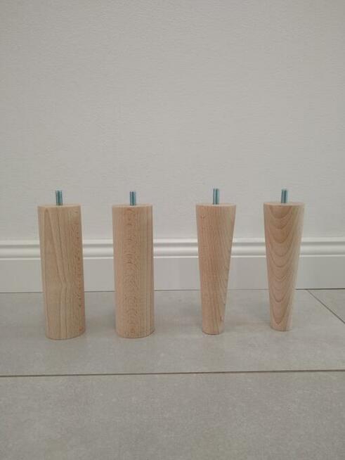 Nogi toczone stożkowe proste owalne