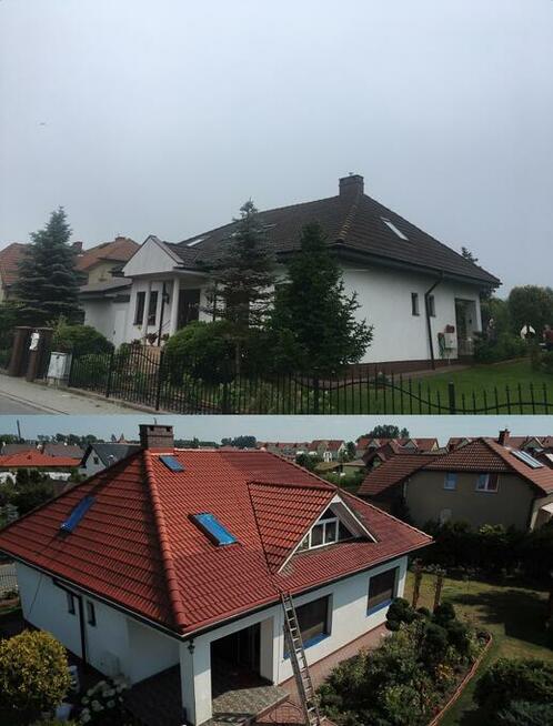 mycie dachów, malowanie dachów