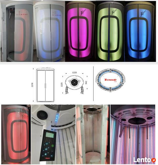 SOLARIUM kabina OPALAJĄCA stojąca K-SUN TECNOSOLE NOWA!!!