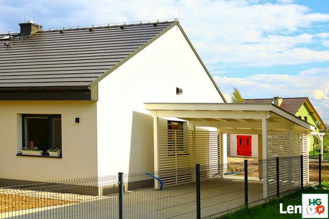 Wiata garażowa -Drewno Klejone+Wizualizacja