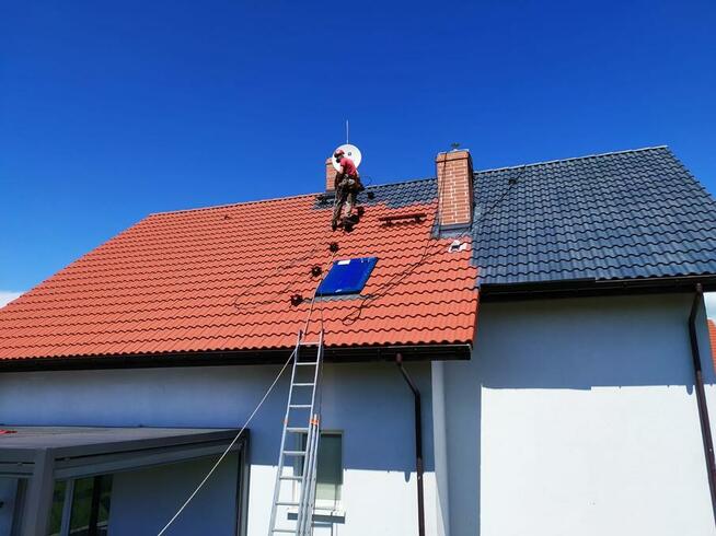 mycie dachów, malowanie dachów